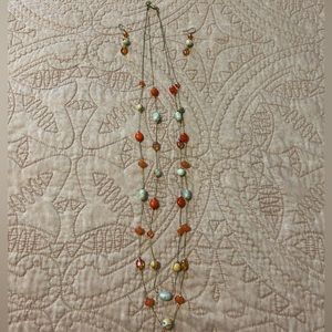 Charming Charlie Necklace & Earring Set